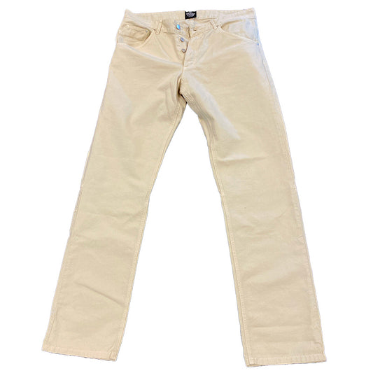 5-ficksbyxa i canvas – Off white